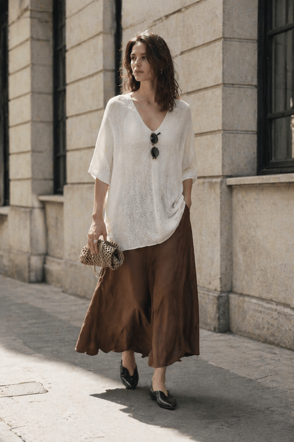 Effortless Oversized Longsleeve Top - Nettarei