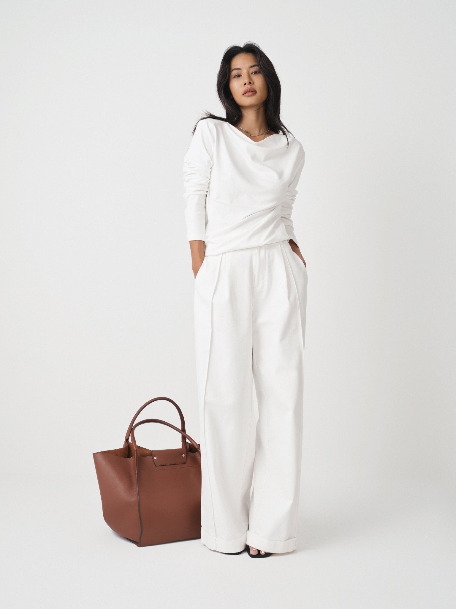 Essential Loose Long Sleeve T-Shirt - Nettarei