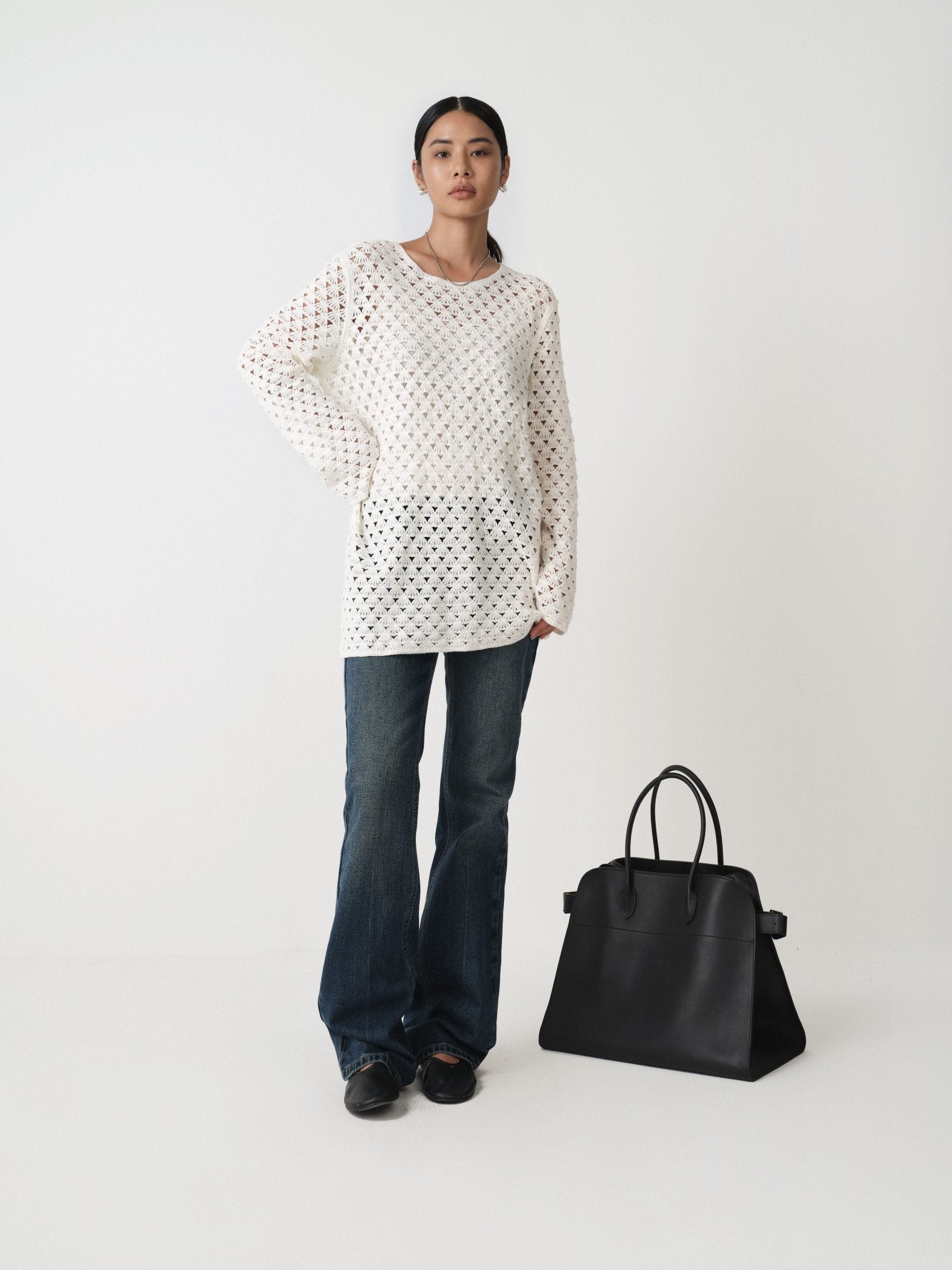 Essential Oversized Blend Sweater - Nettarei