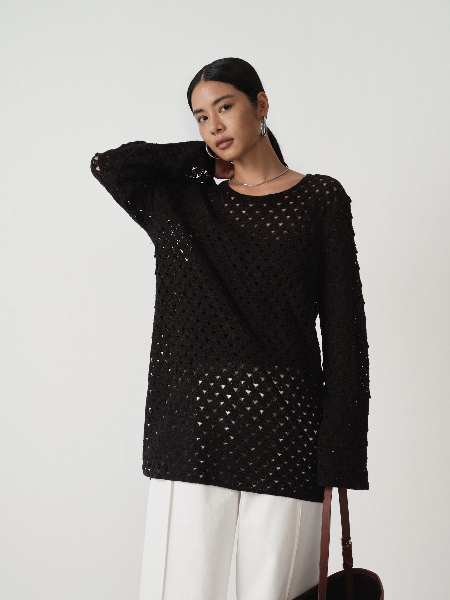 Essential Oversized Blend Sweater - Nettarei