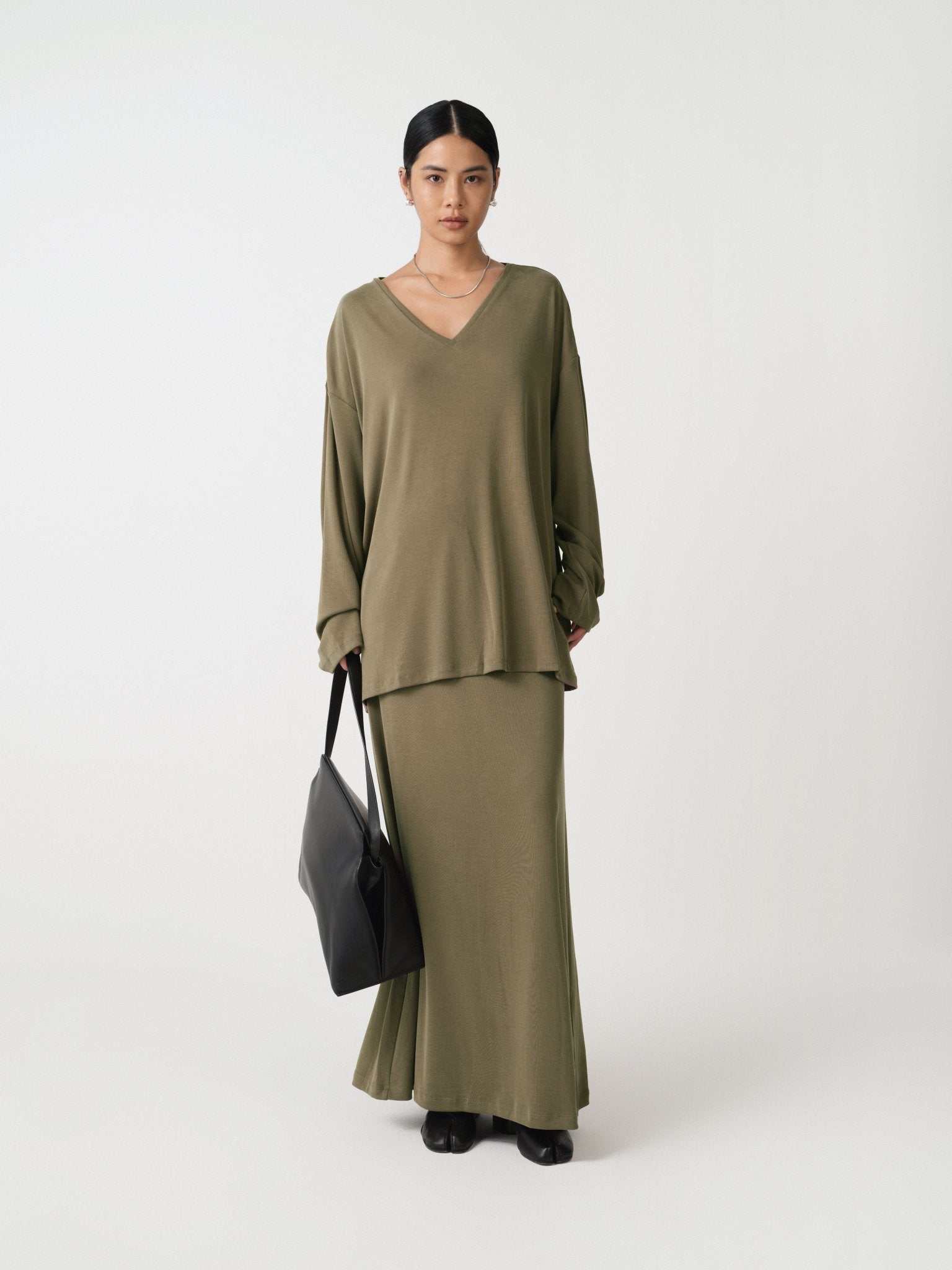 Fluid V - Neck T-Shirt Workwear - Nettarei