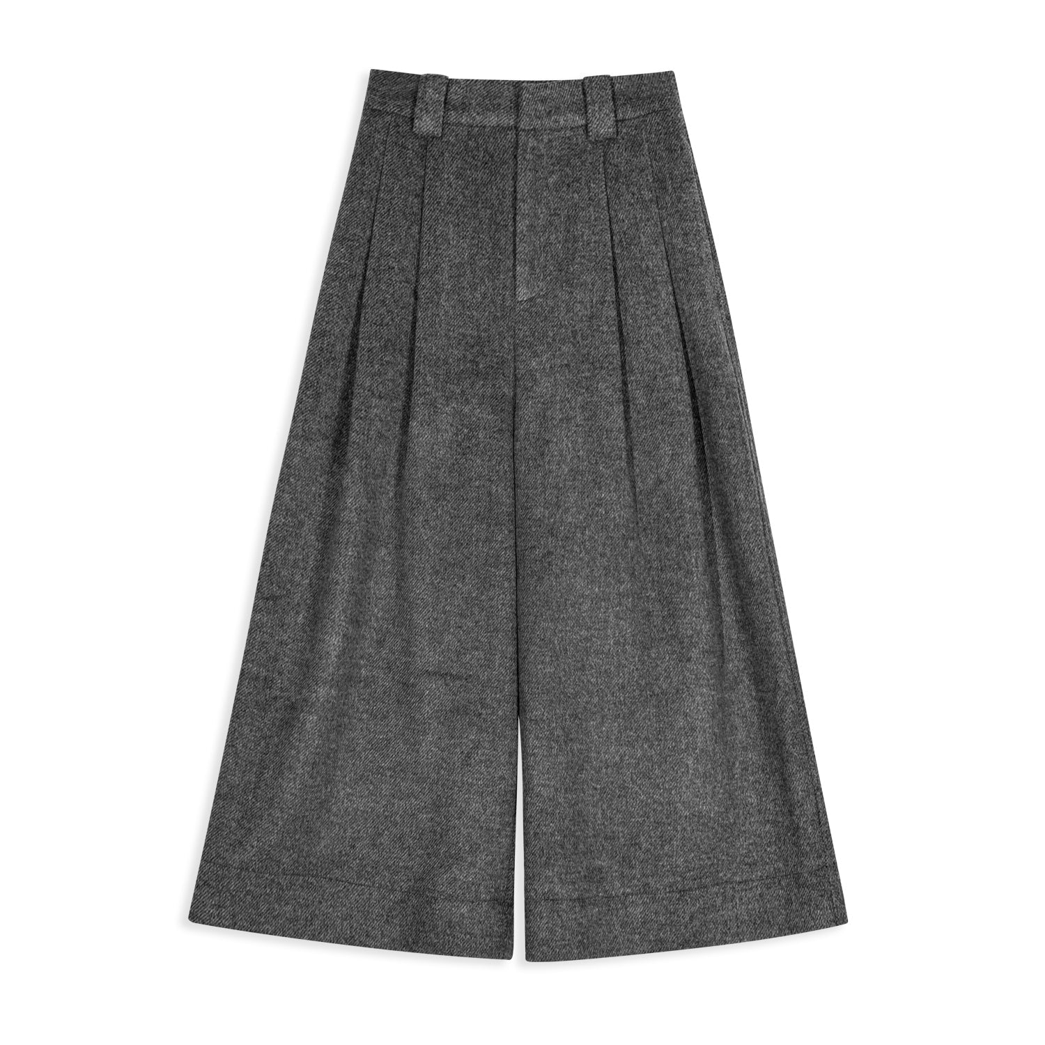 High - Waist Loose Minimalist Trousers - Nettarei