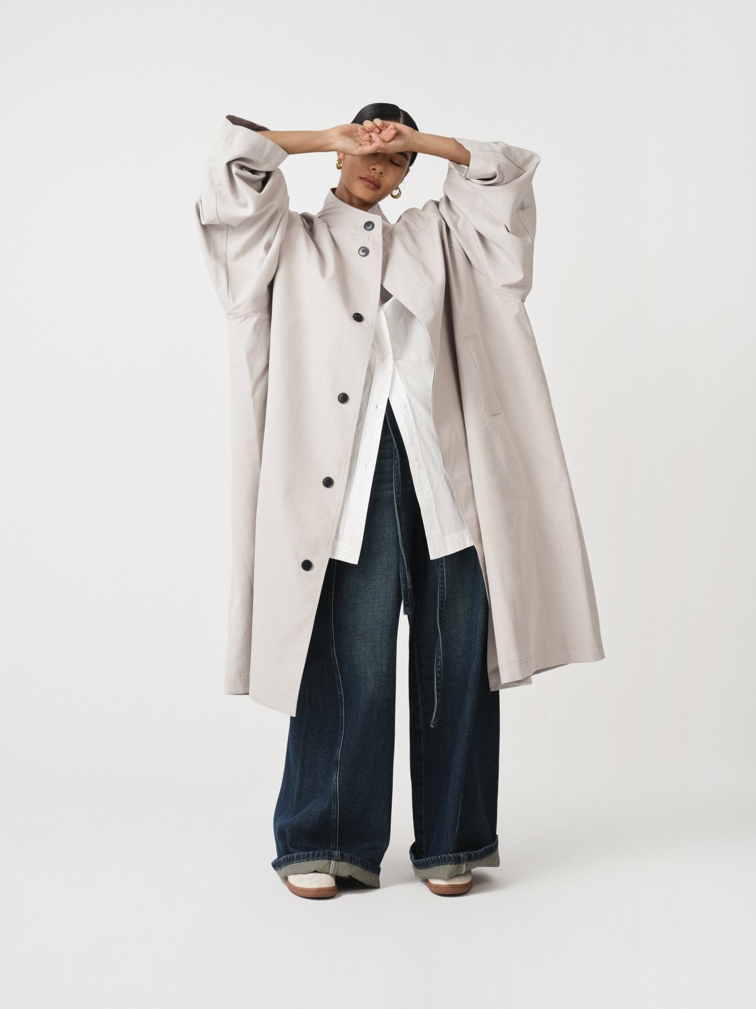 High - Waist Slim Jeans - Nettarei