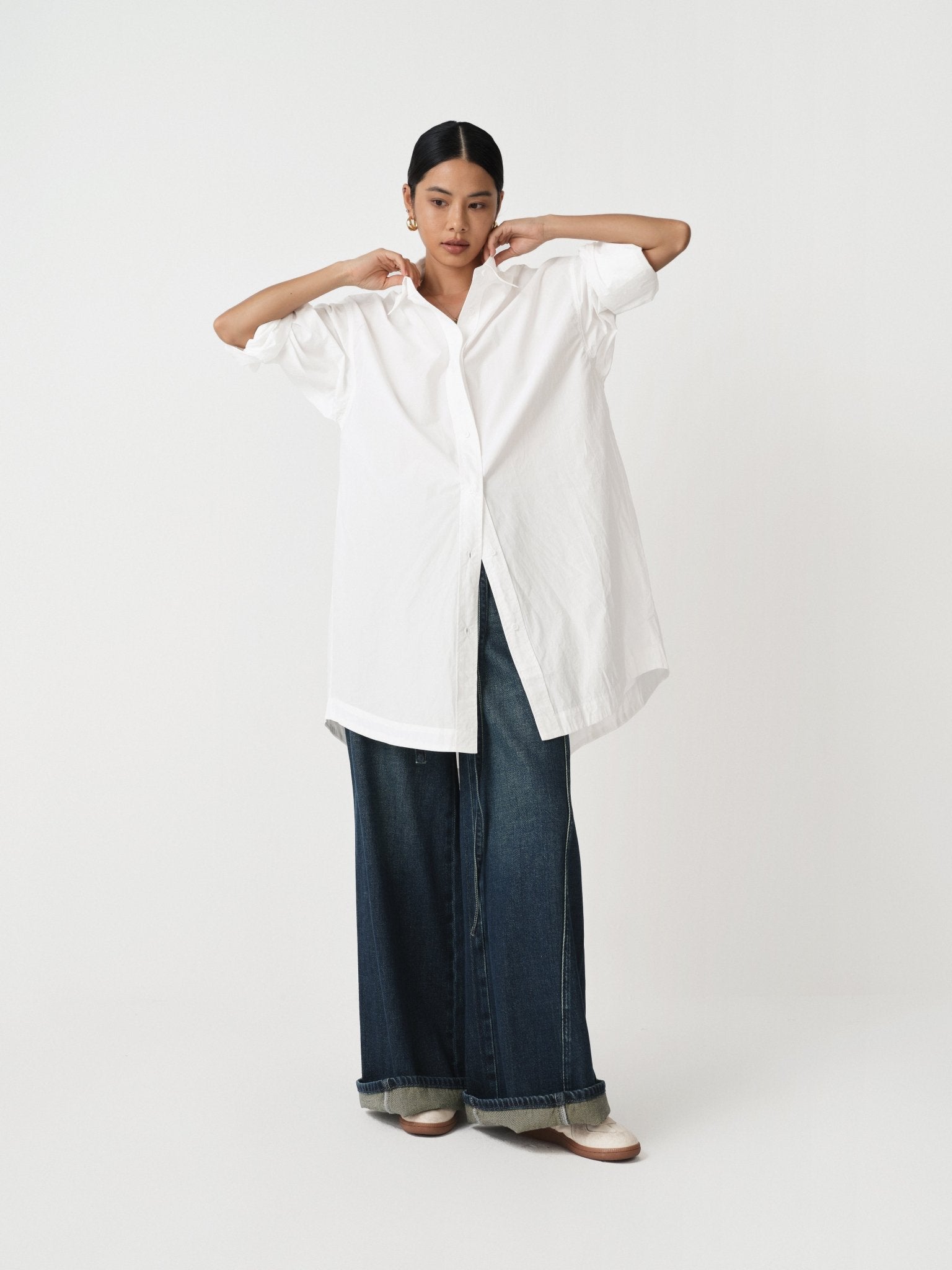 High - Waist Slim Jeans - Nettarei