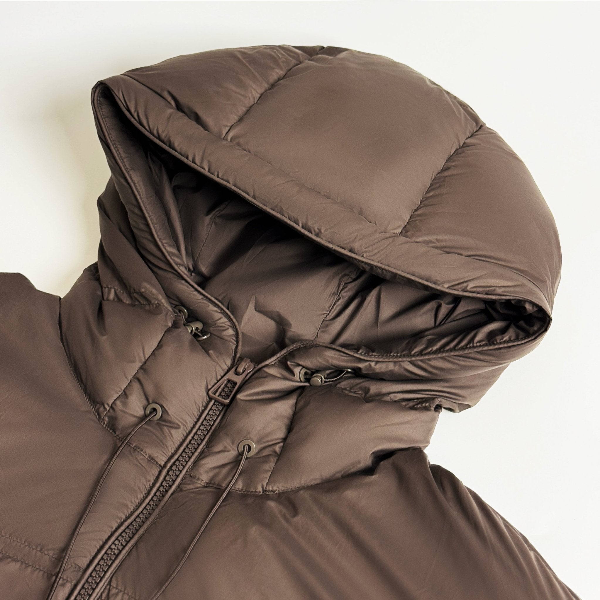 Hooded Short Down Jacket - Minimalist - Nettarei
