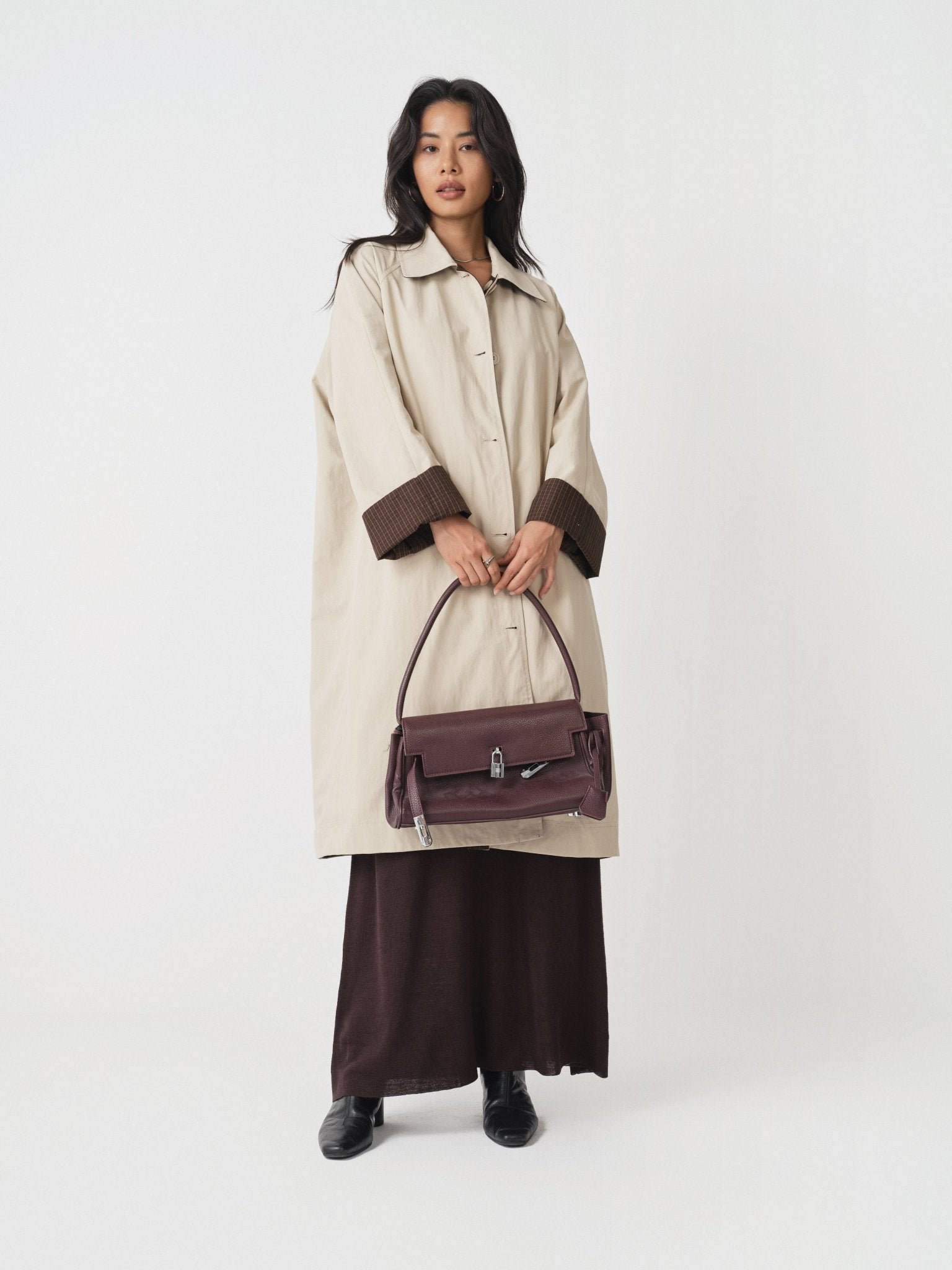 Minimalist Lined Coat – Fall Essential - Nettarei