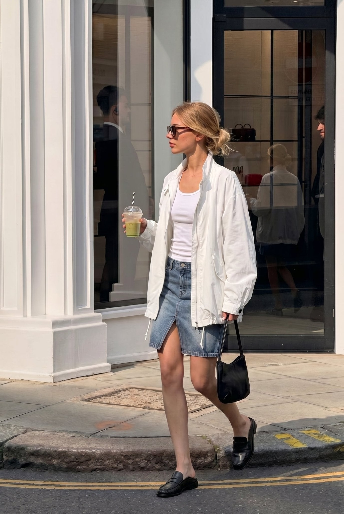 Oversize Minimalist Cargo Jacket - Nettarei