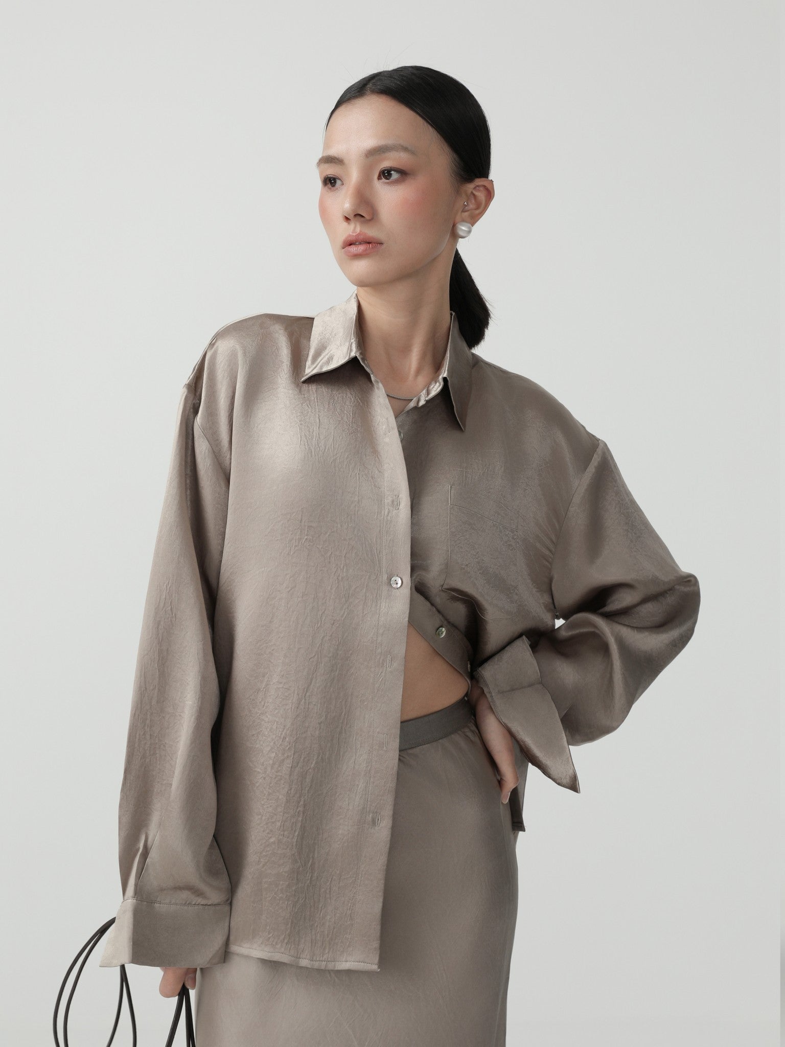 Oversize Relaxed Fit Shirt - Nettarei