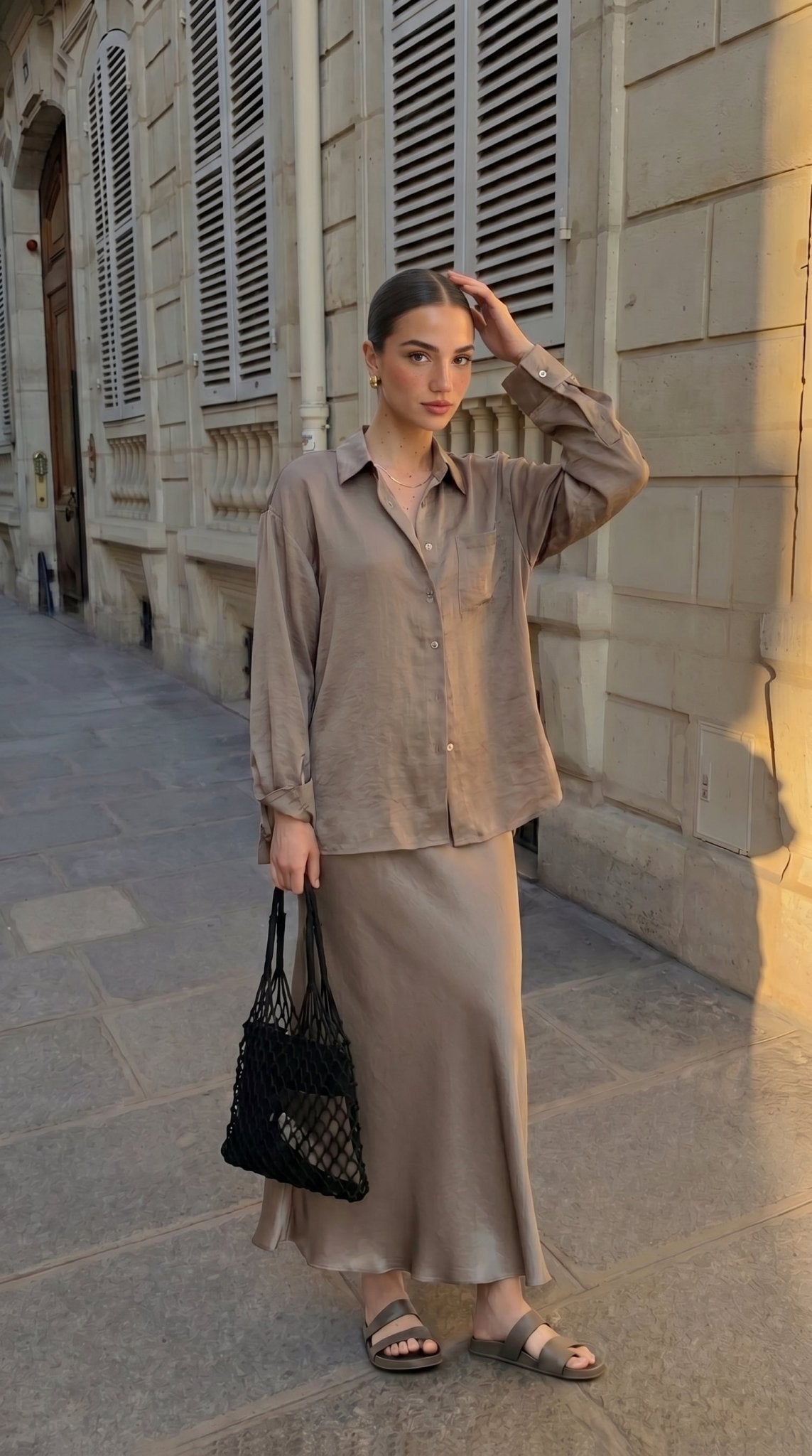 Oversize Relaxed Fit Shirt - Nettarei