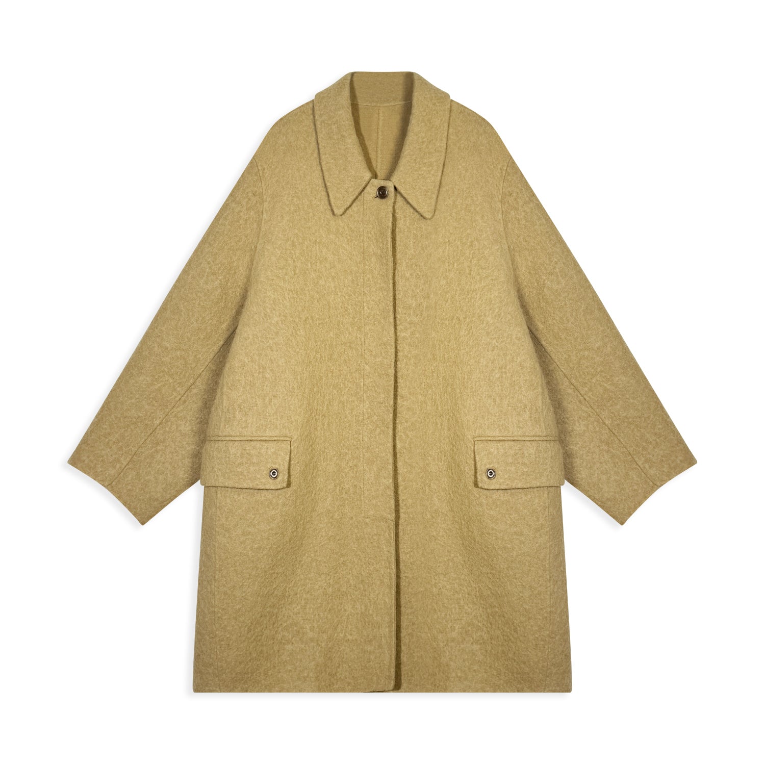 Oversized Minimalist Coat for Fall - Nettarei