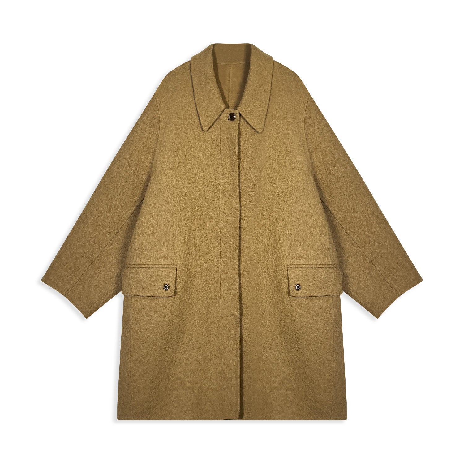 Oversized Minimalist Coat for Fall - Nettarei