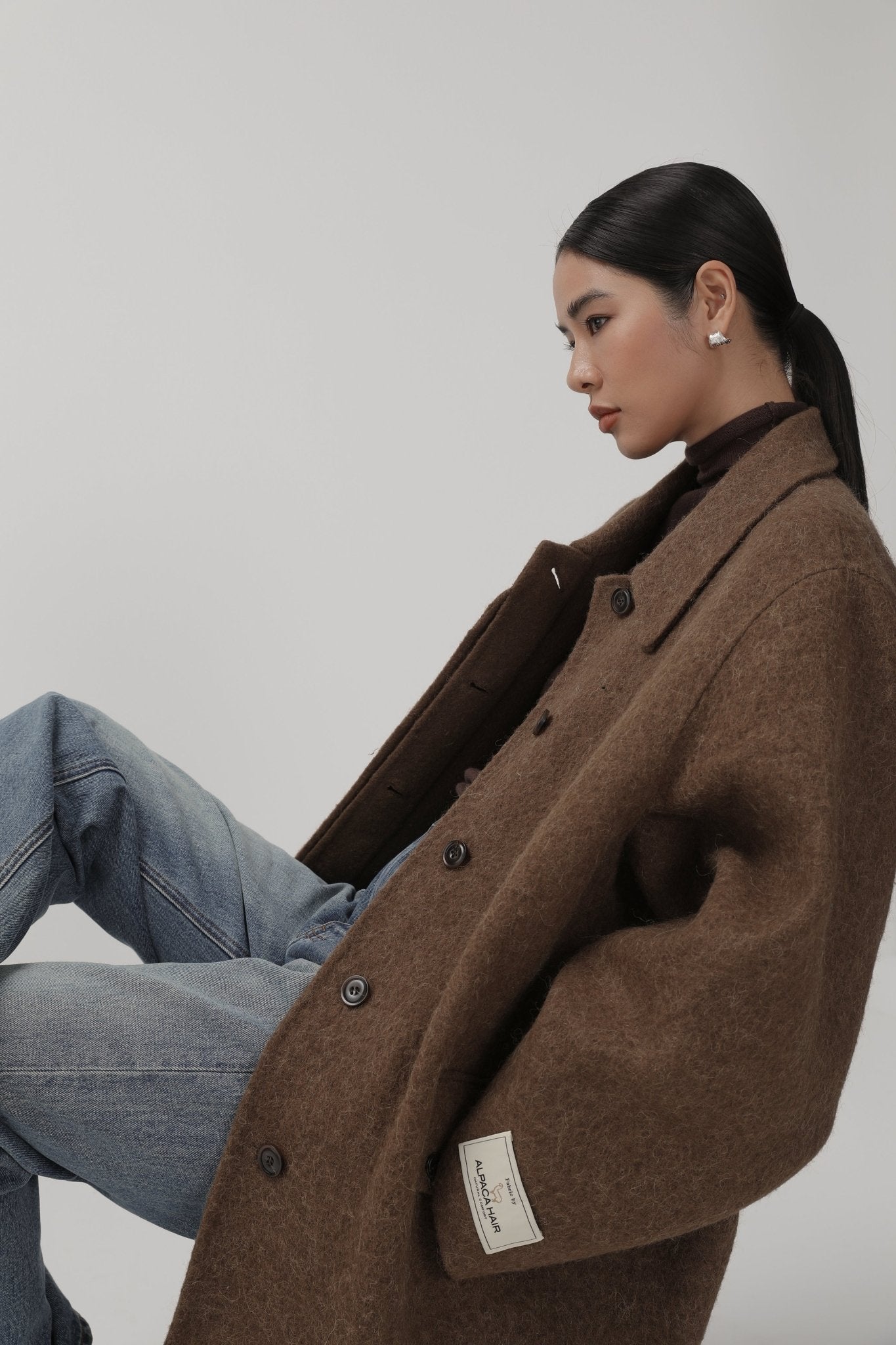 Oversized Minimalist Coat for Fall - Nettarei