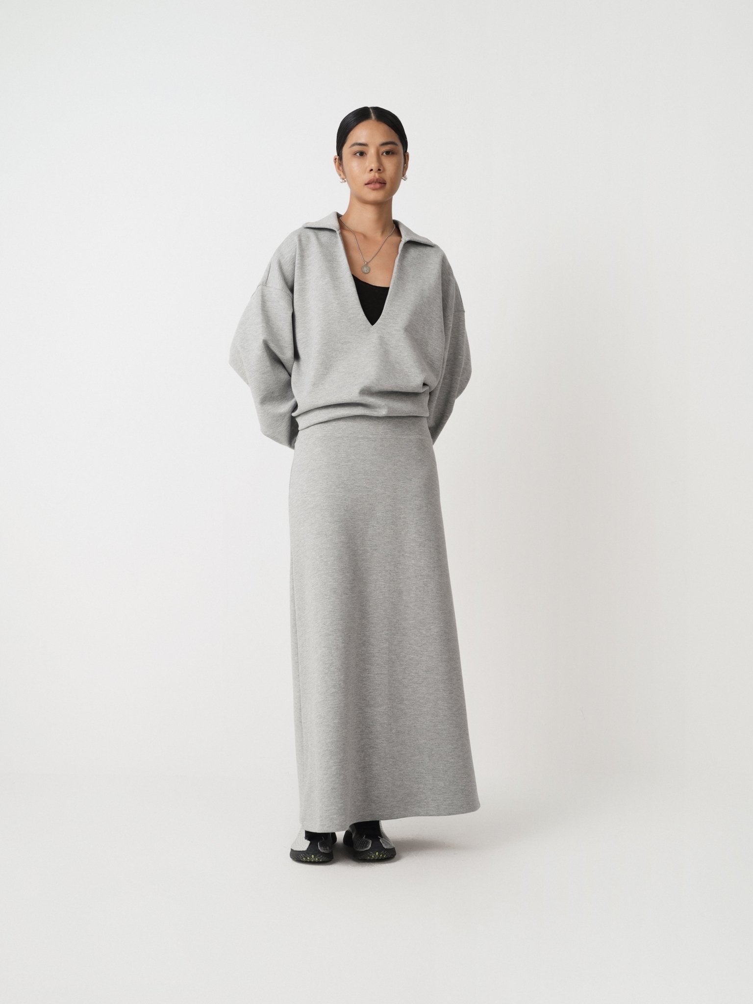Oversized Minimalist Hoodie for Fall - Nettarei