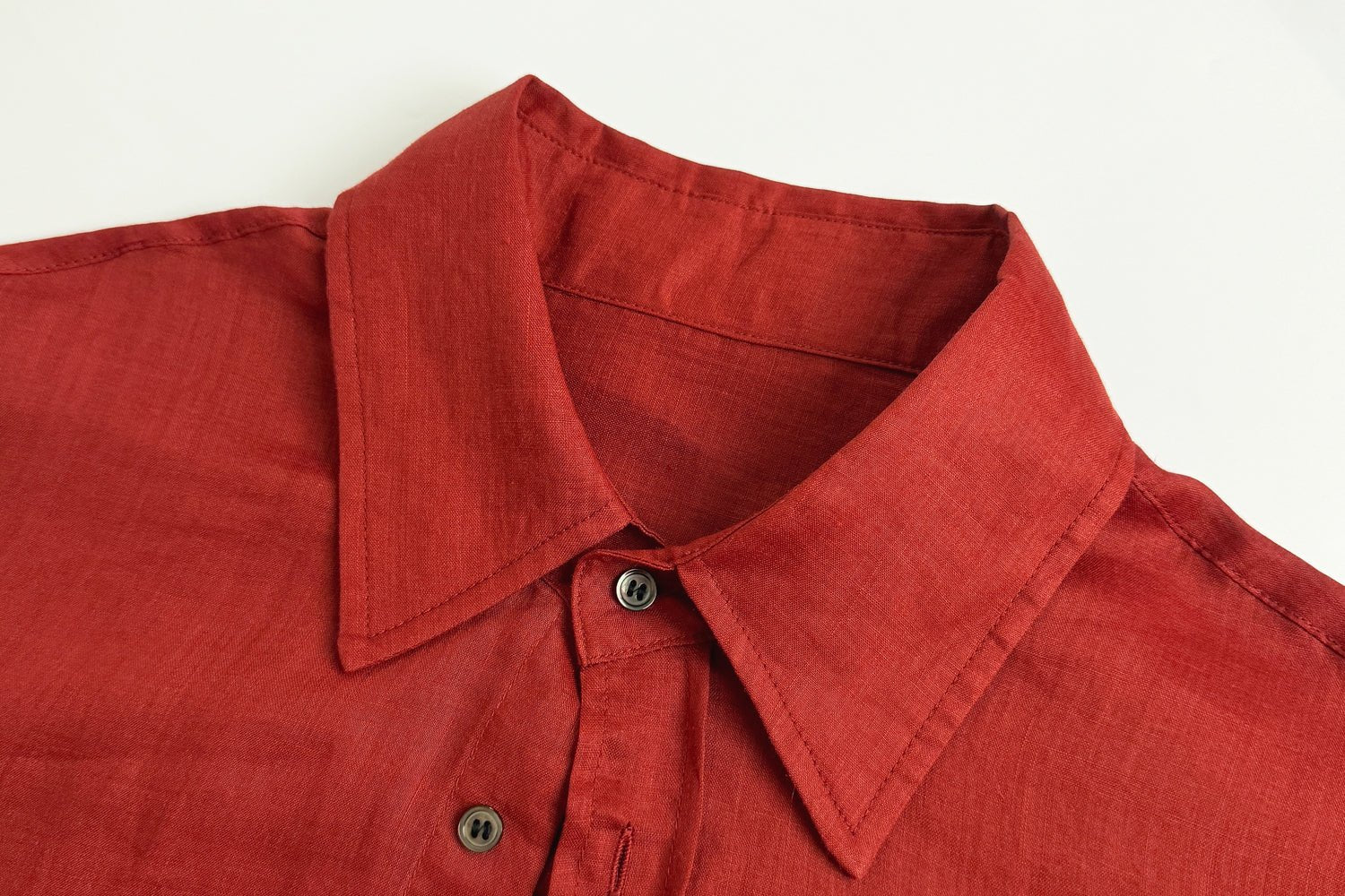 Oversized Minimalist Style Ramie Shirt - Nettarei