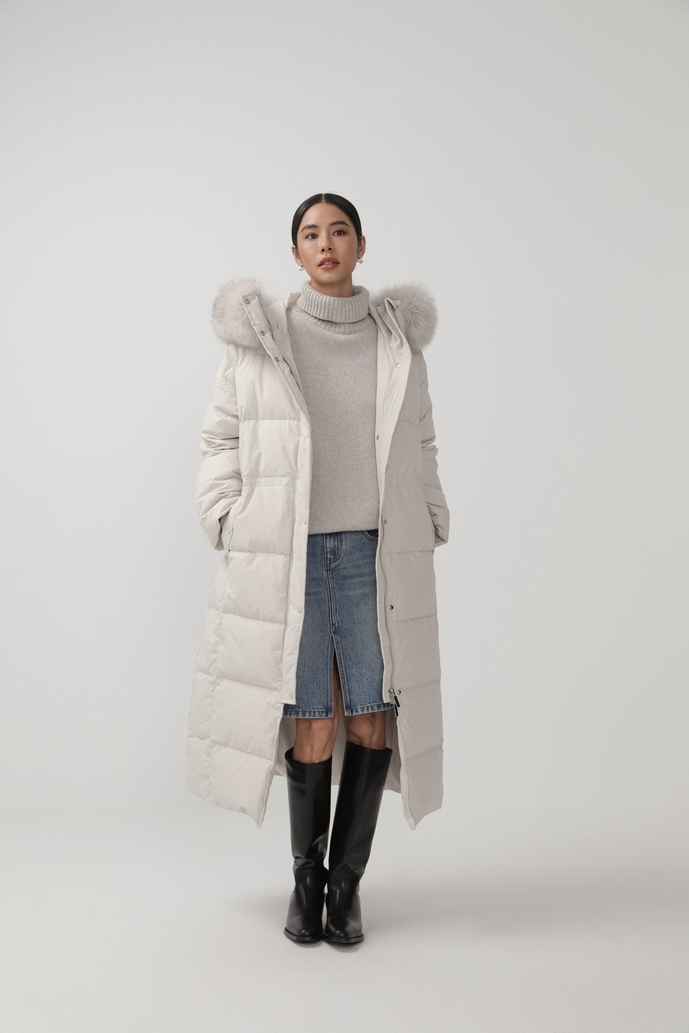 Oversized Turtleneck Sweater - Nettarei