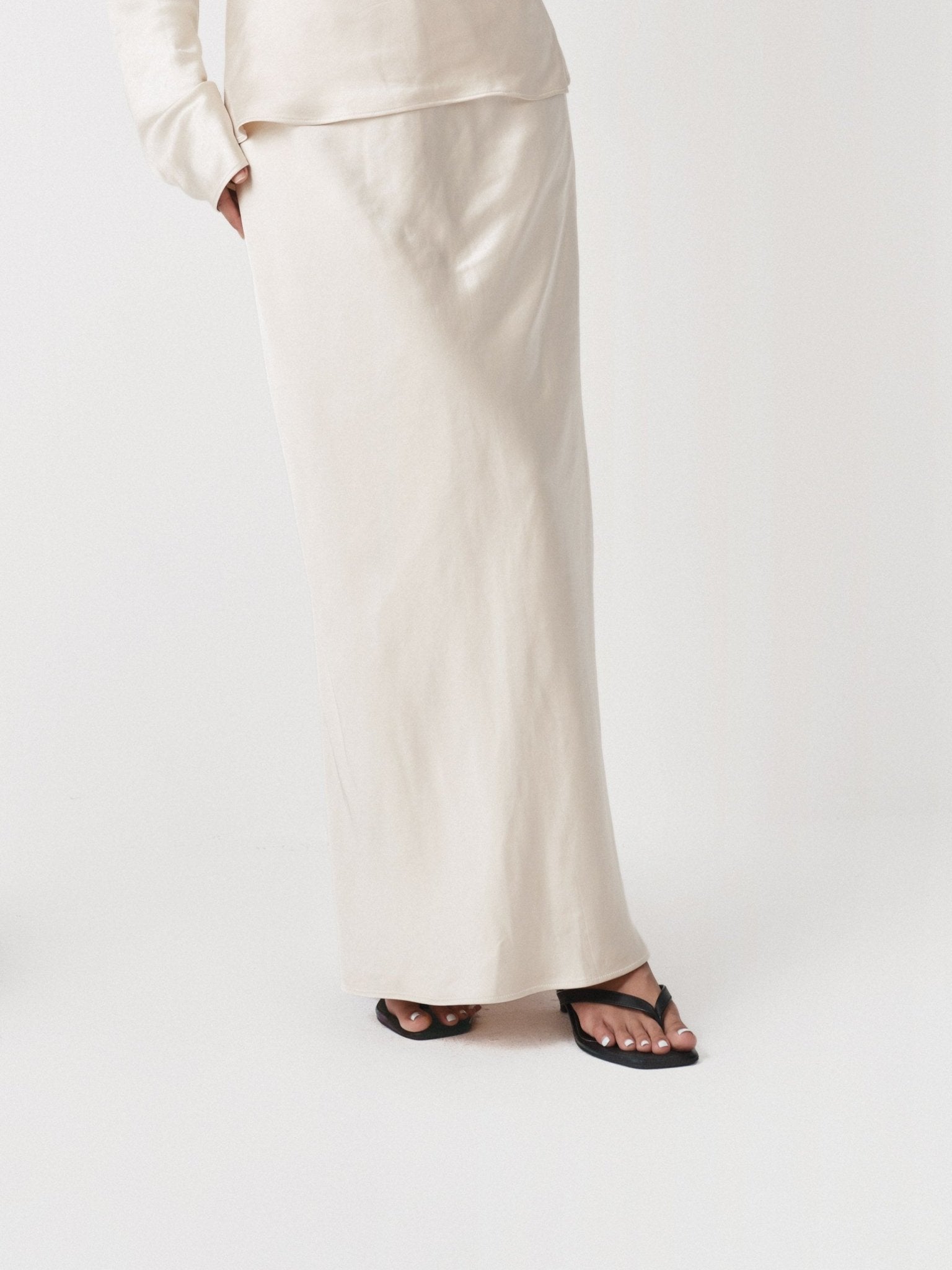 Refined A - Line Skirt Workwear - Nettarei