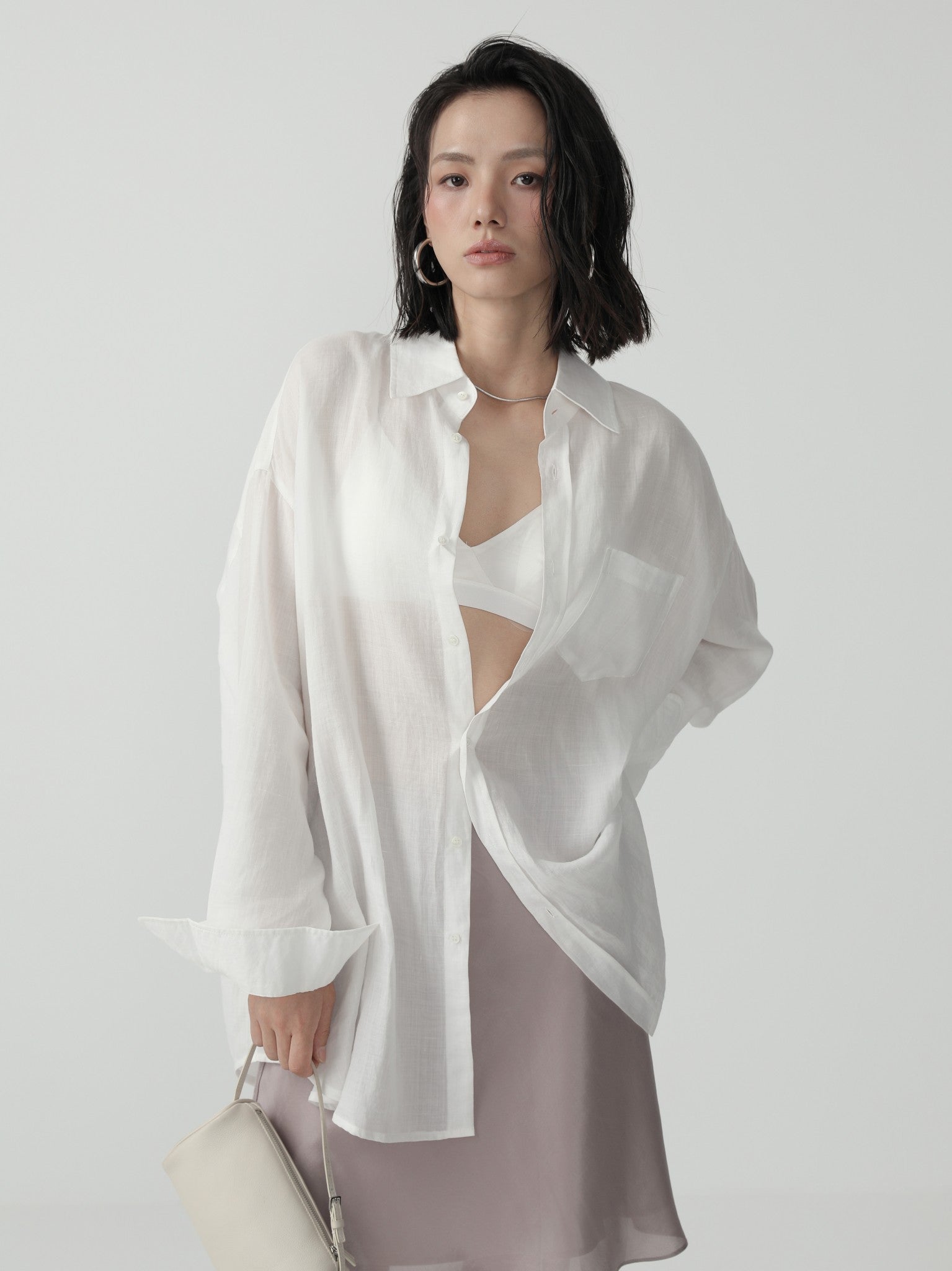 Serene Island - Inspired A - line Midi Skirt - Nettarei