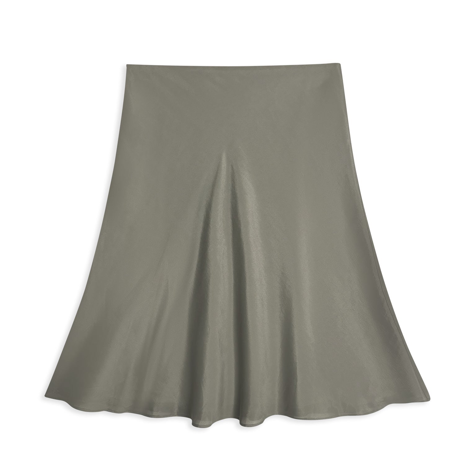 Serene Island - Inspired A - line Midi Skirt - Nettarei