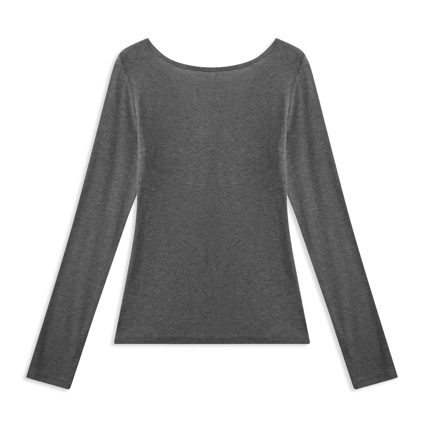 Sleek Fitted Batwing Top with Minimalist Charm - Nettarei