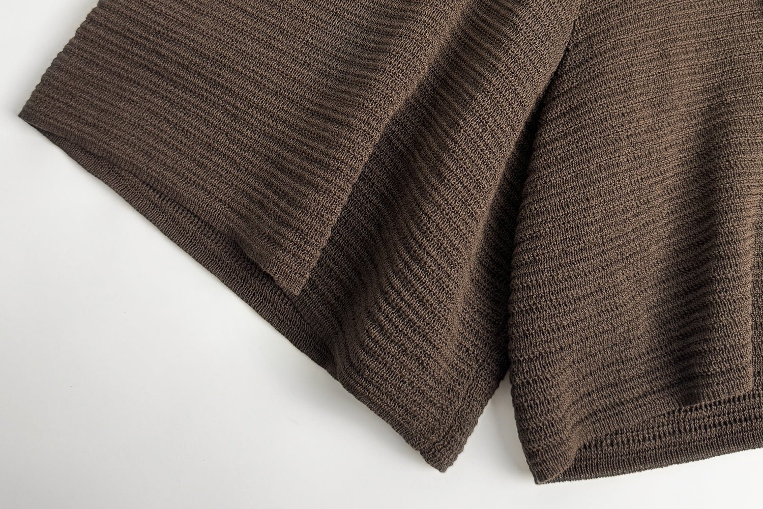 Sleek Minimalist Wide - Leg Knit Shorts - Nettarei
