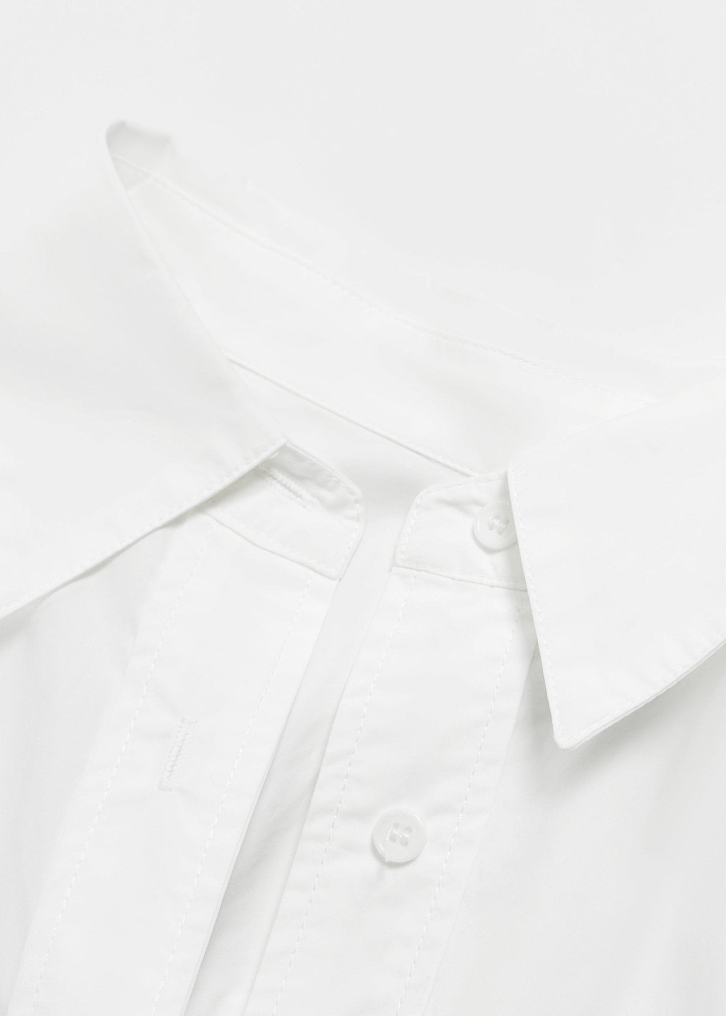 Slim Minimalist Shirt Dress for Women - Nettarei