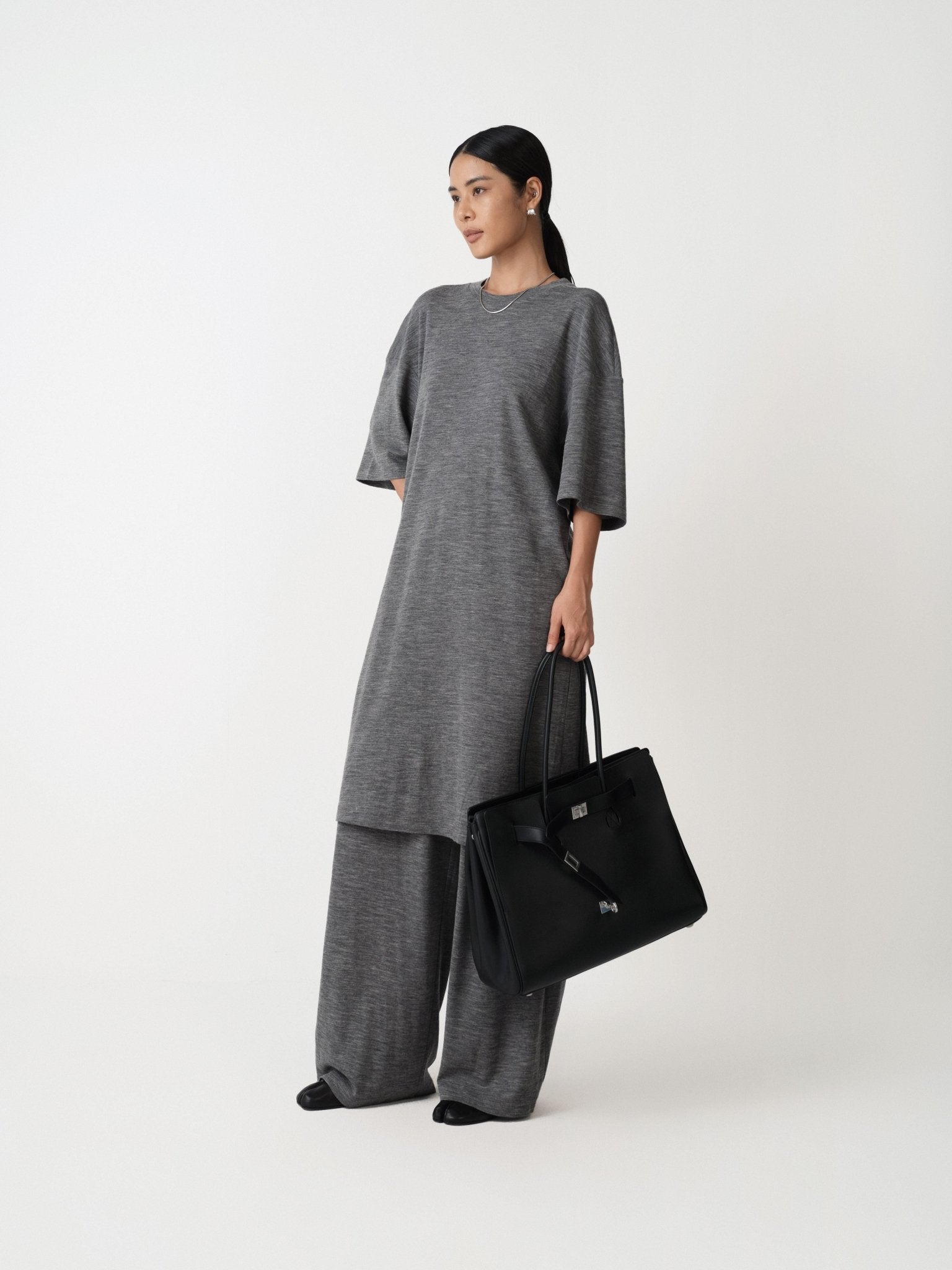 Soft Wool Dress Leisure - Nettarei