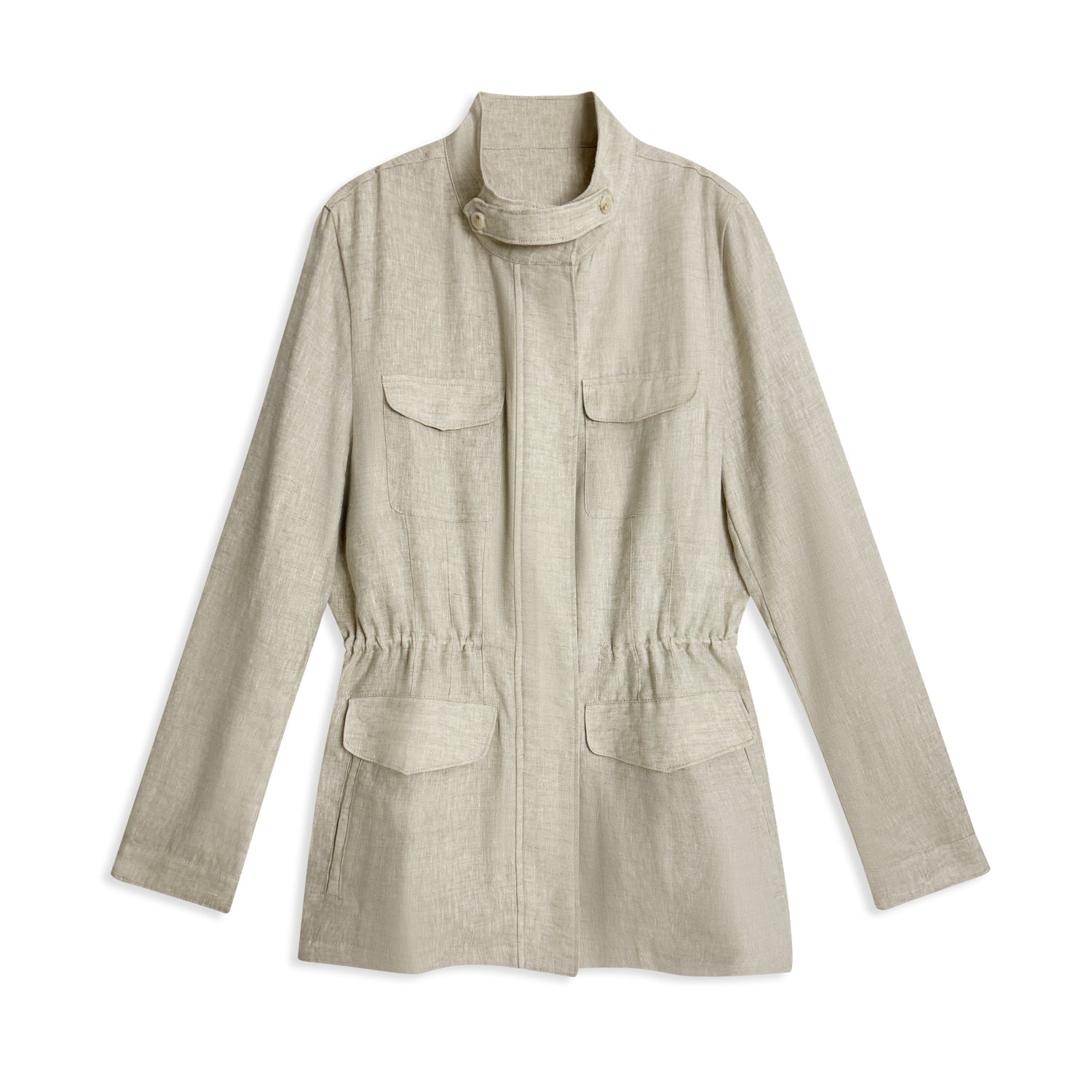 Stylish Minimal Cargo Jacket for Women - Nettarei