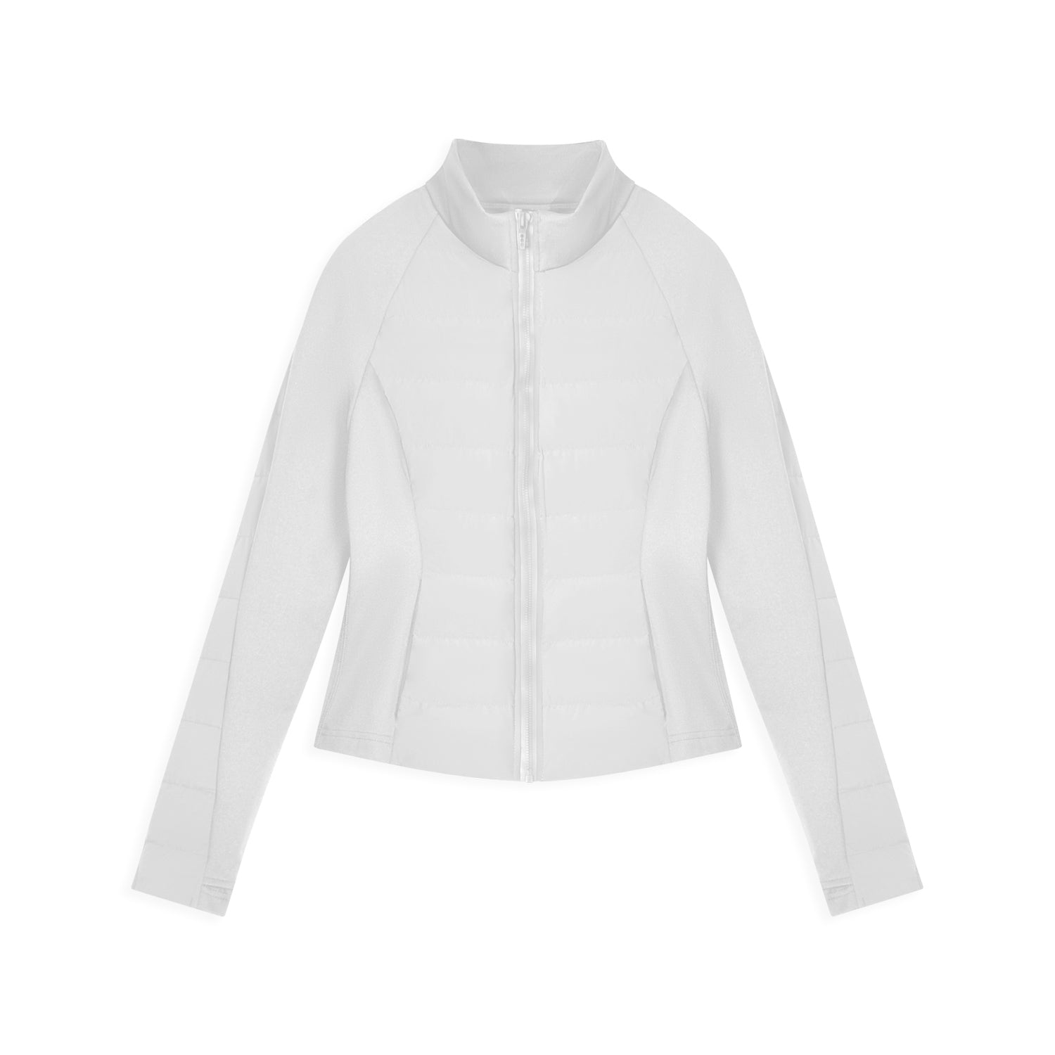 Tailored Stand - Collar Slim Zip Jacket - Nettarei