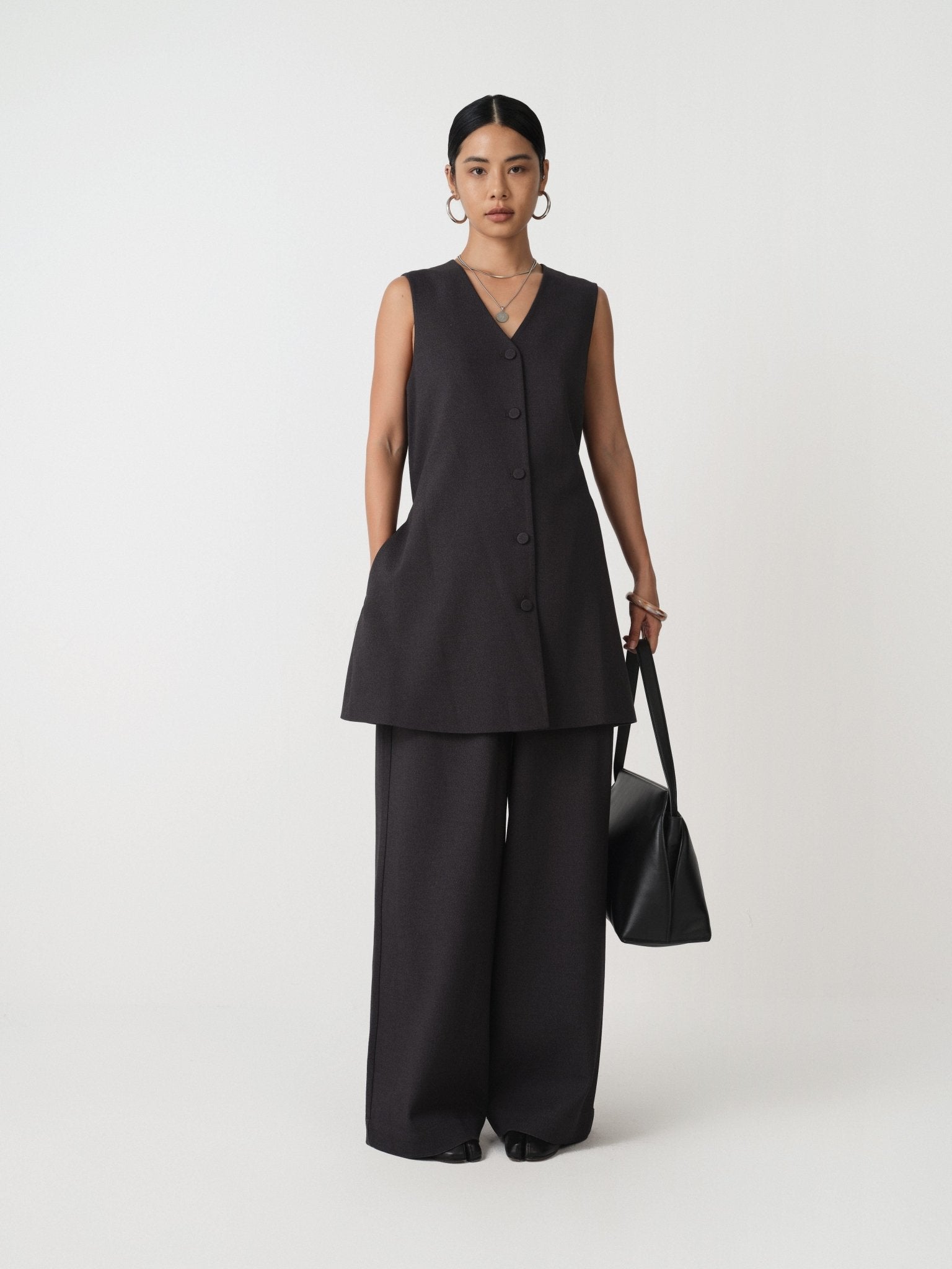 Tailored Tank Sleeveless Workwear - Nettarei