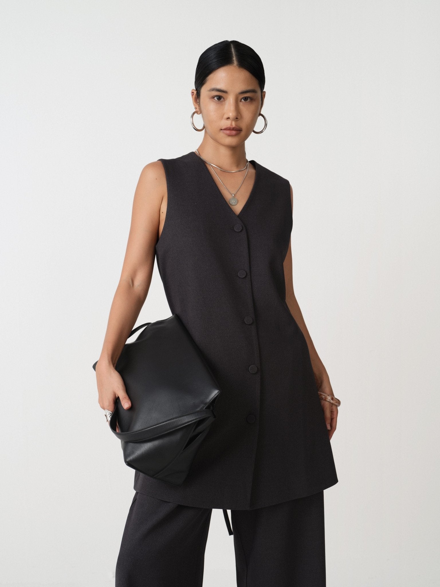 Tailored Tank Sleeveless Workwear - Nettarei